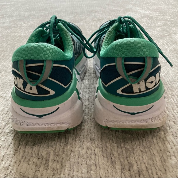 Hoka Athletic Shoes in Teal and White - Picture 5 of 9